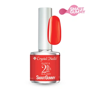 Crystal Nails Smartgummy Base & Builder Gel - NR3 Passion Red 8ml főképe